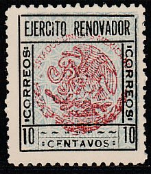 MEXICO-Sinaloa 1, REVOLUTIONARY ISSUE. MINT, NEVER HINGED. F-VF