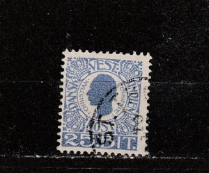 Danish West Indies  Scott#  34  Used  (1905 King Christian IX)