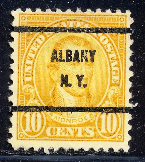 Albany NY, 642-61 Bureau Precancel, 10¢ Monroe