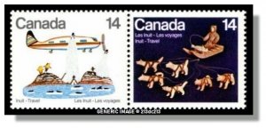 Canada - 771-772 (772a) MNH - Inuit-Travel (1978) 14¢
