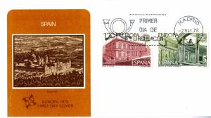 SPAIN EUROPA FDC  1978 #2101-2 BIN $4.00