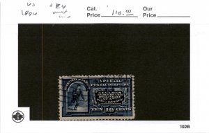 United States Postage Stamp, #E4 Used, 1894 Special Delivery (AC)