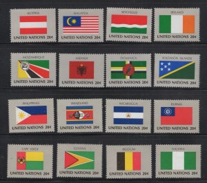 UN #374-89  (1982 Flag set) VFMNH  CV $4.00