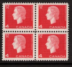 Canada - 1962 QEII - SC401, 404, 405 Mint Blocks NH