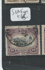 MALAYA KEDAH (PP0710B) 40C COW  SG 35  VFU