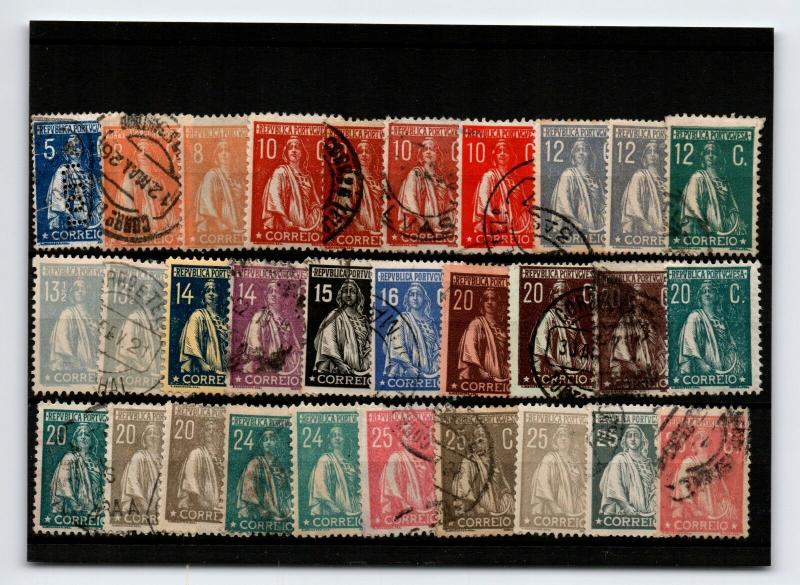 Portugal 30 Mint and Used Stamps, some faults - C792