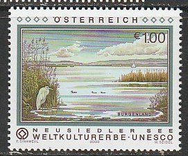 2003 Austria - Sc 1928 - MNH VF - 1 single - UNESCO - Neusiedler See