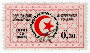 (I.B) Algeria Revenue : Duty Stamp 0.30NF