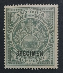 MOMEN: ANTIGUA SG #41s 1908-17 SPECIMEN UNUSED LOT #191481-227