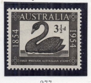 Australia 1954 Early Issue Fine Mint Hinged 3.5d. NW-253231