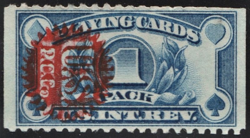 SC#RF27 Playing Card Stamp: Precancel U.S.P.C.Co. (1940) Used
