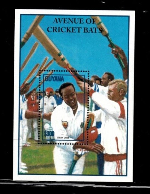Guyana 1995 - Cricket - Souvenir Stamp Sheet - Scott#2911 - MNH