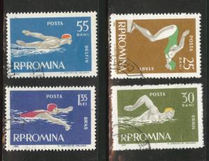 Romania Scott 1546-50 Used CTO short set