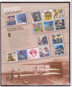 3182 3182a Celebrate the Century 1900's 1998 32c MNH Sheet