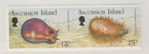 Ascension Island Scott #628-631 Stamp - Mint NH Strip of 4 - Folded