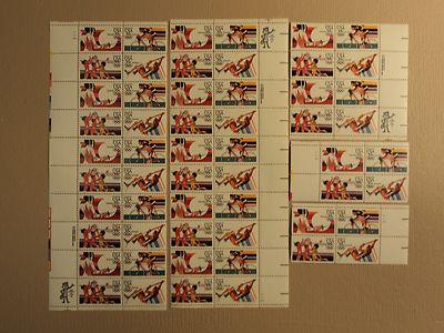 USPS Scott C109-12 35c 1983 Summer Olympics 84 Lot Of 5 P...