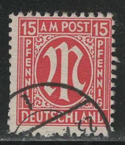 Germany AM Post Scott # 3N9a, used