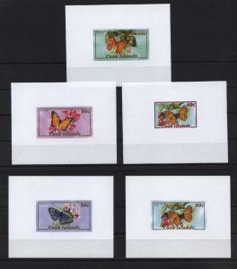 Cook Isl. Butterflies 2007 5v Deluxe MNH RARE!!!