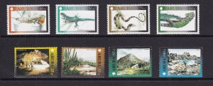 Aruba  #185-192   MNH  2000  reptiles and tourist attractions