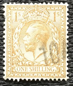 Great Britain Scott #200 Used Single King George V SCV $3.75 L23