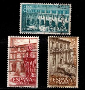 SPAIN Scott 965-967 Used stamp set