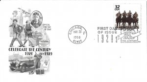 1998 FDC, #3184l, 32c Celebrate the Century: 1920's, Art Craft