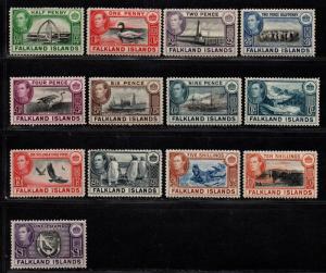 $Falkland Isl. Sc#84-96 M/H/VF, complete set, Cv. $361.20