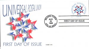 #3332 Universal Postal Union Hobby Link FDC