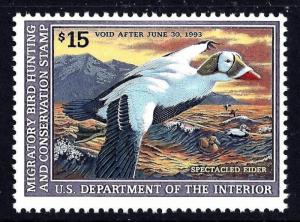 US SCOTT#RW59  -  FEDERAL DUCK - MINT NEVER HINGED -  SCV $30.00