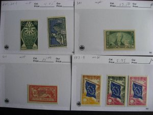 Sales cards full of France MH stamps (unverified), check them out!  
