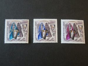 Malta 1966 Sc 358-60 Christmas Religion set MNH