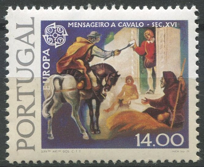 Portugal Sc#1423 MNH, 14e multi, Europa (C.E.P.T.) 1979 - History of the Post...