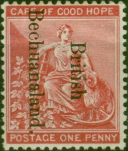 Bechuanaland 1893 1d Carmine-Red SG38 Fine MNH