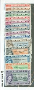 Bahamas #185-200  Single (Complete Set)