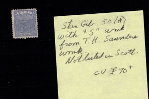 Fiji S.G. #50 MNG with S wmk - Stamp - CAT VALUE $70.00Gbp