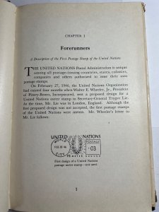 Postage Stamps and Postal History of the United Nations by Patrick 1955
