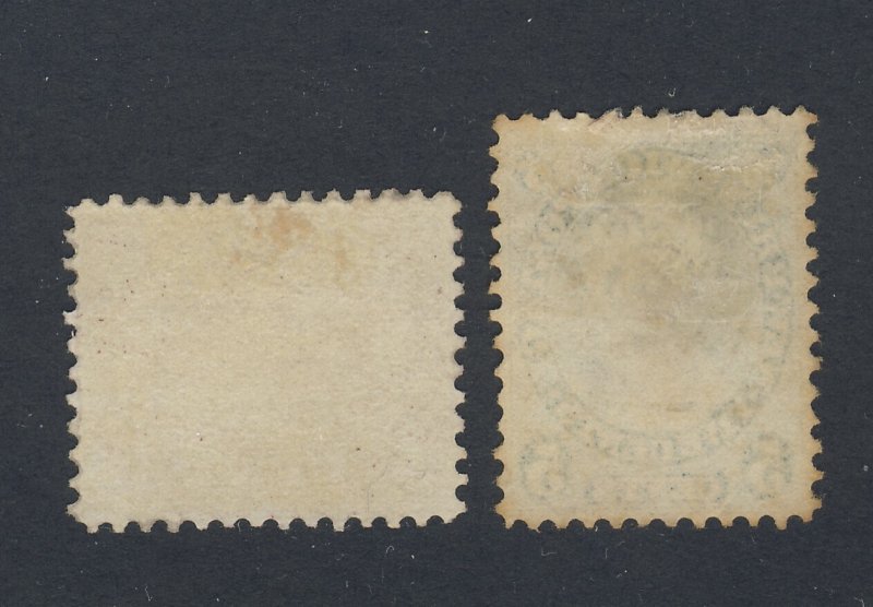 2x New Brunswick  Stamps #6 - 1c #8 - 5c Both MNG F/VF Guide Value = $61.00