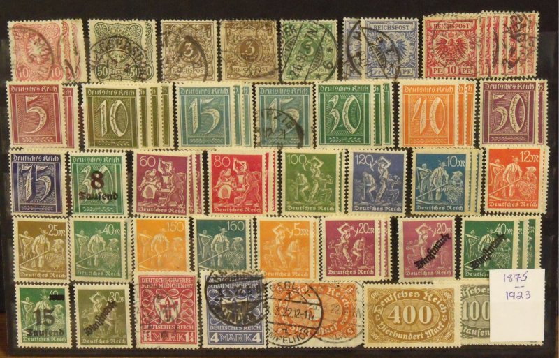 A146   Germany       Collection   1875 to 1923              Mint/Used