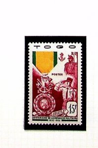 TOGO Sc 327 NH ISSUE OF 1952 - MILITARY MEDAL - (CA25)