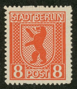 Germany, Russian Occupation 11N3a MH : Serrated Roulette Perforation