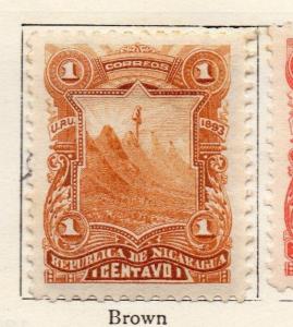 Nicaragua 1893 Early Issue Fine Mint Hinged 1c. 128406 