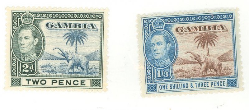 Gambia #135/138A Mint (NH) Single