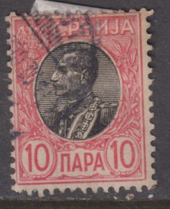 Serbia 100  King Peter I 1908