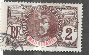 Mauritania #2  2c   (U) CV $2.10