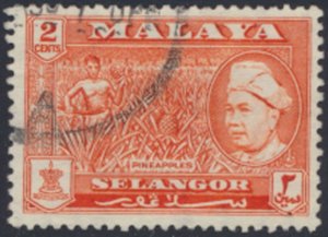 Selangor  Malaya  SC#  103  Used   see details & scans