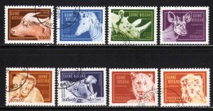 Guinea-Bissau #857-64 ~ Cplt Set of 8 ~ Wild Animals ~ Ucto, NH  (1989)