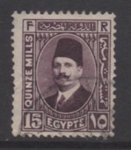 Egypt Scott#  140  used  single