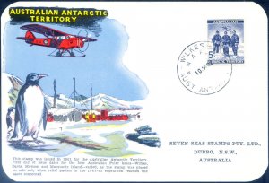 1962 Wilkes Base Cancellation.