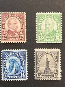 US Stamps-SC# 693 - 696 - MH -SCV = $19.00