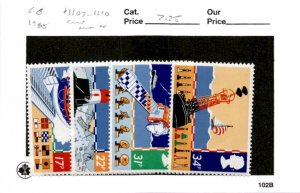 Great Britain, Postage Stamp, #1107-1110 Mint NH, 1985 Sea Safety (AB)
